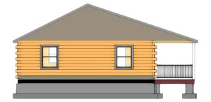 Edenton Log Cabin Plan 5