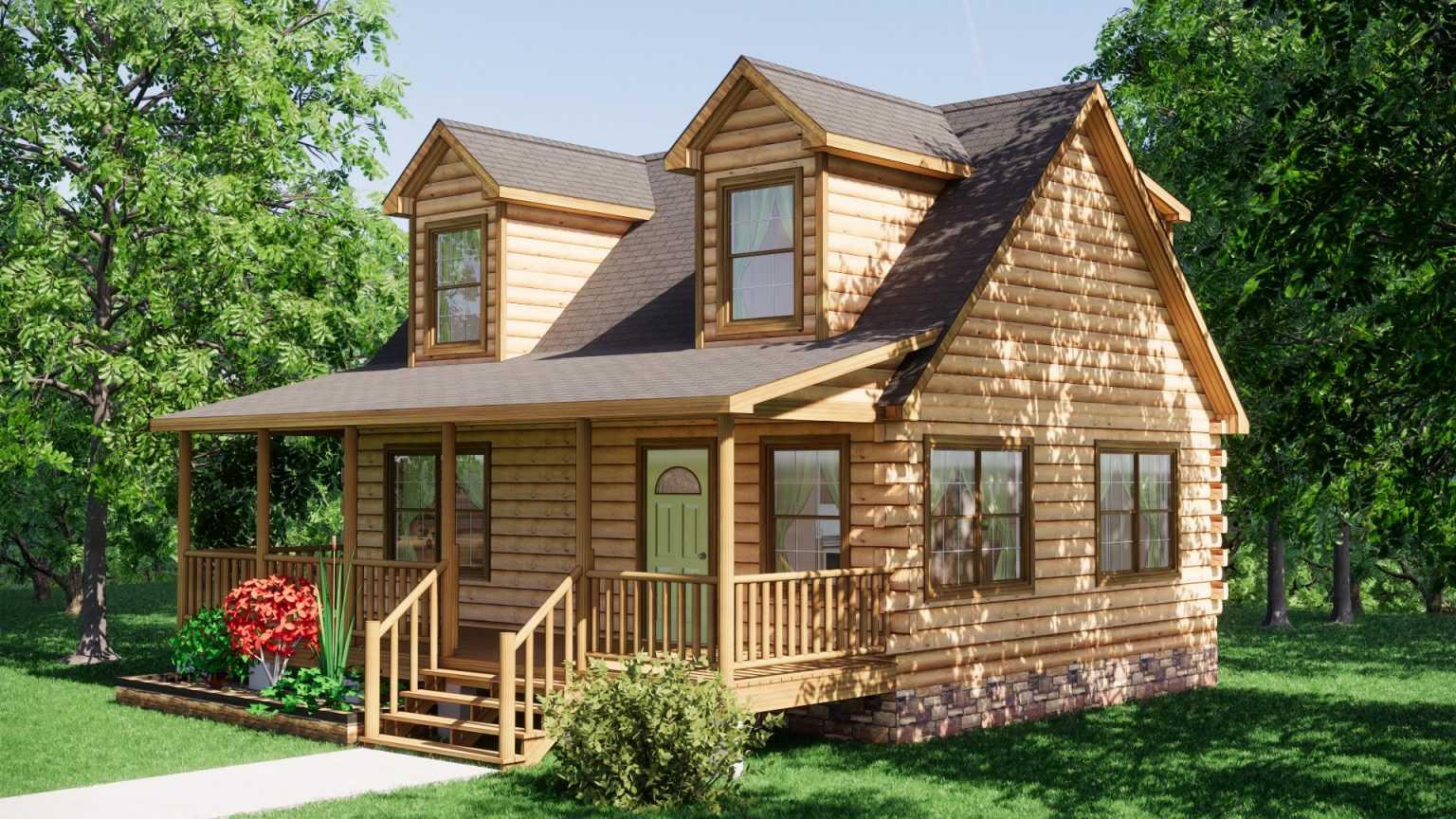 Hickory | Tar River Log Homes