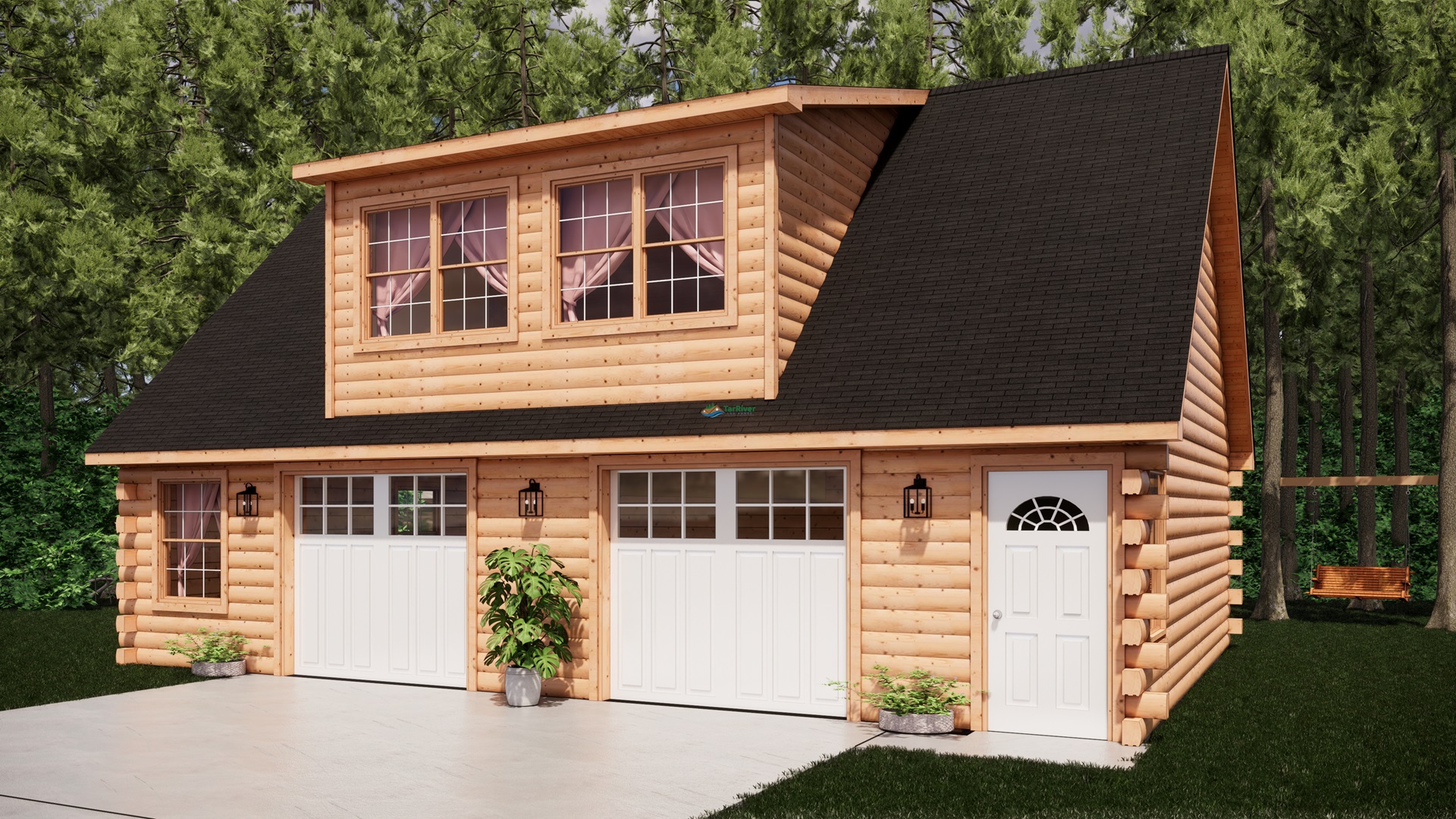 Log Garage Kits – Log Cabin Garages – Log Garage Plans & Prices