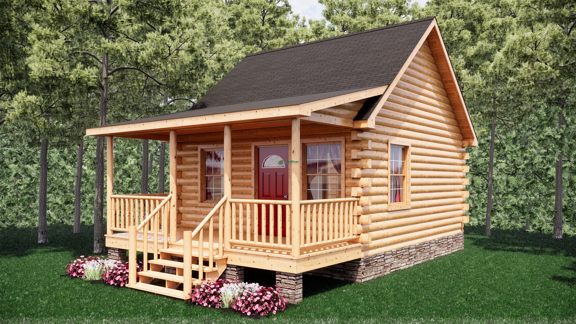 Small Log Cabins- Small Log Cabin Kits – Small Cabin Kits