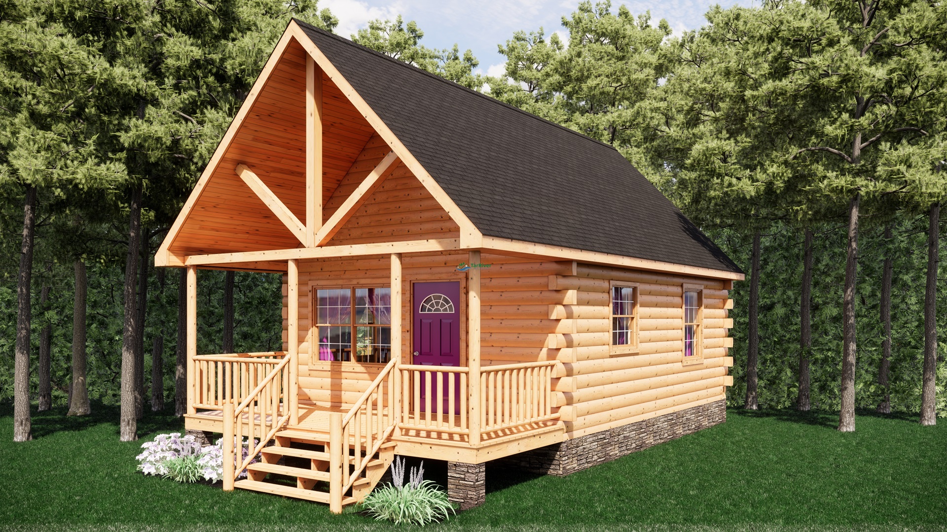 Small Log Cabins- Small Log Cabin Kits – Small Cabin Kits