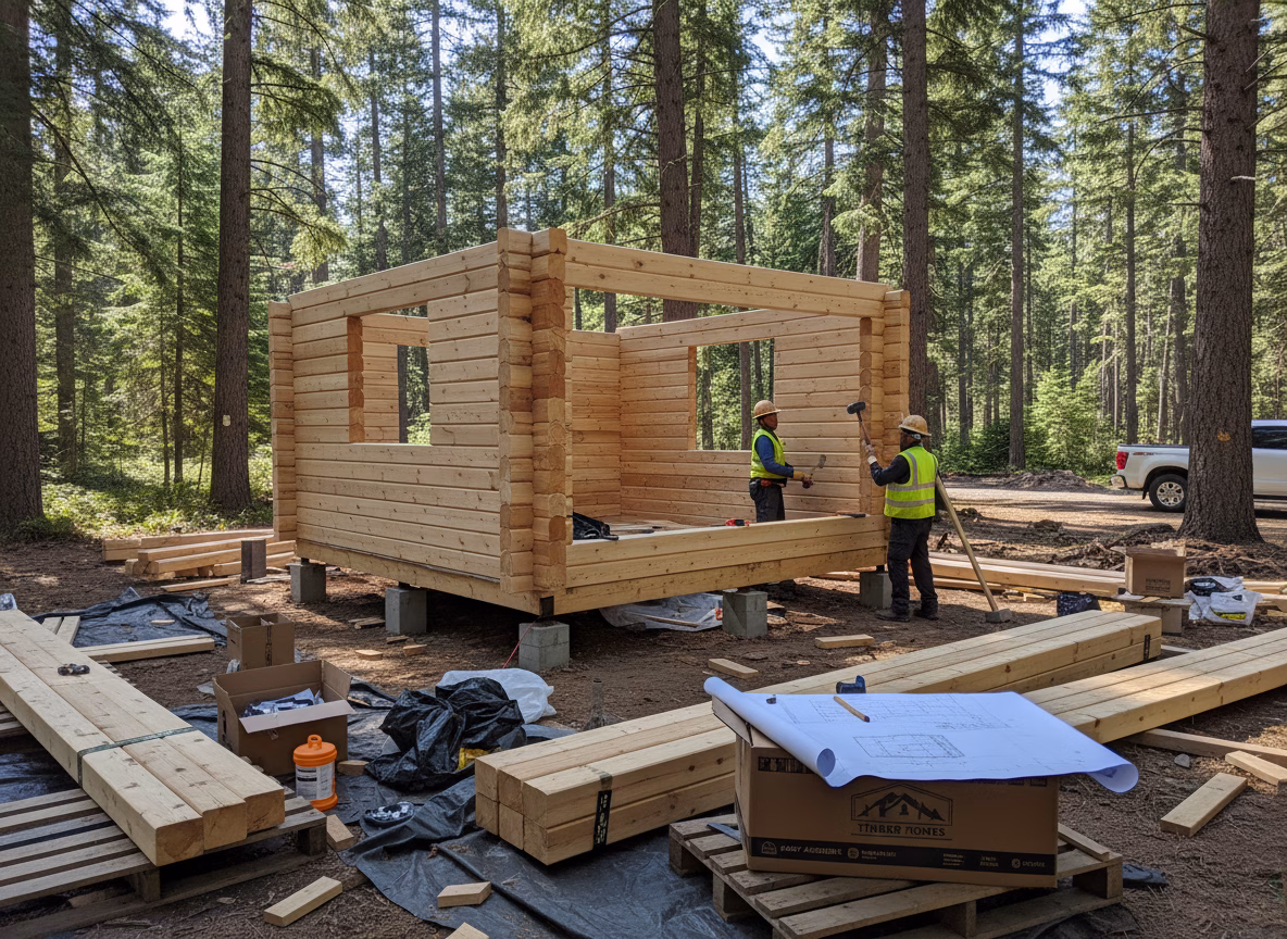 Cheap Log Home Packages