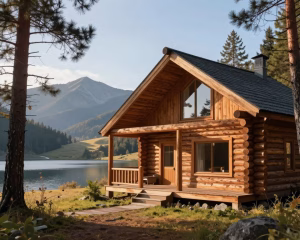 log cabin homes blueprints