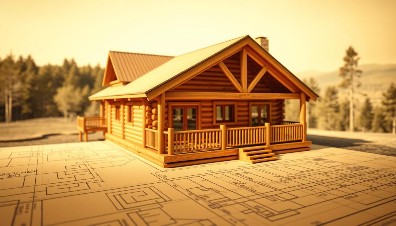 Small Log Cabin Plans With Wrap Around Porches