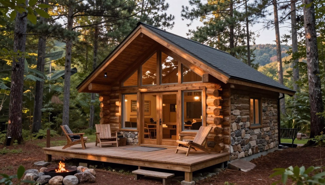 Small Log Cabins