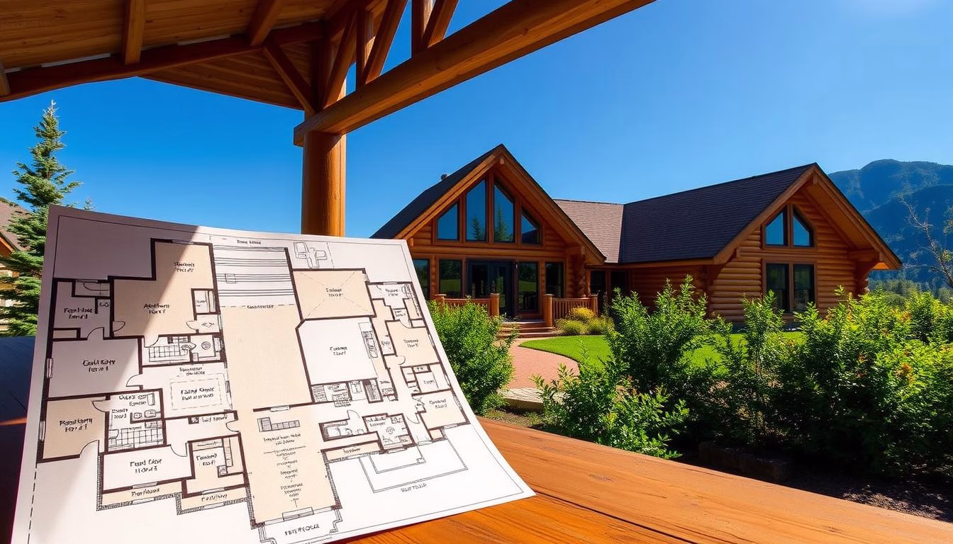 log cottage plans