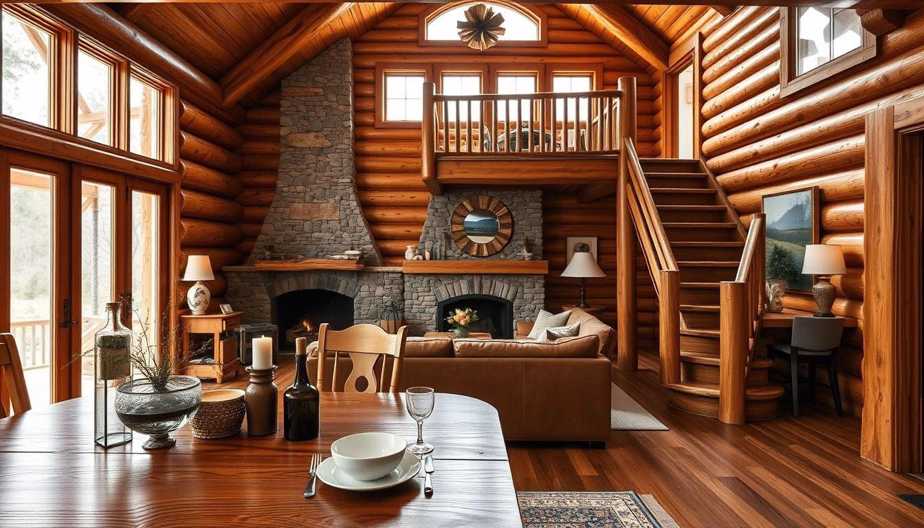 log home layouts