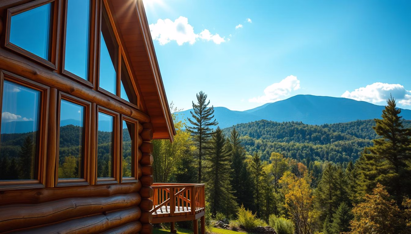 mobile log cabins