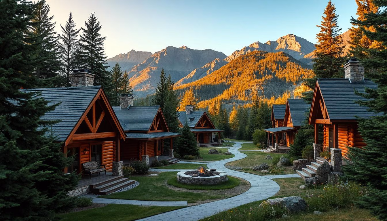 American log homes and cabins