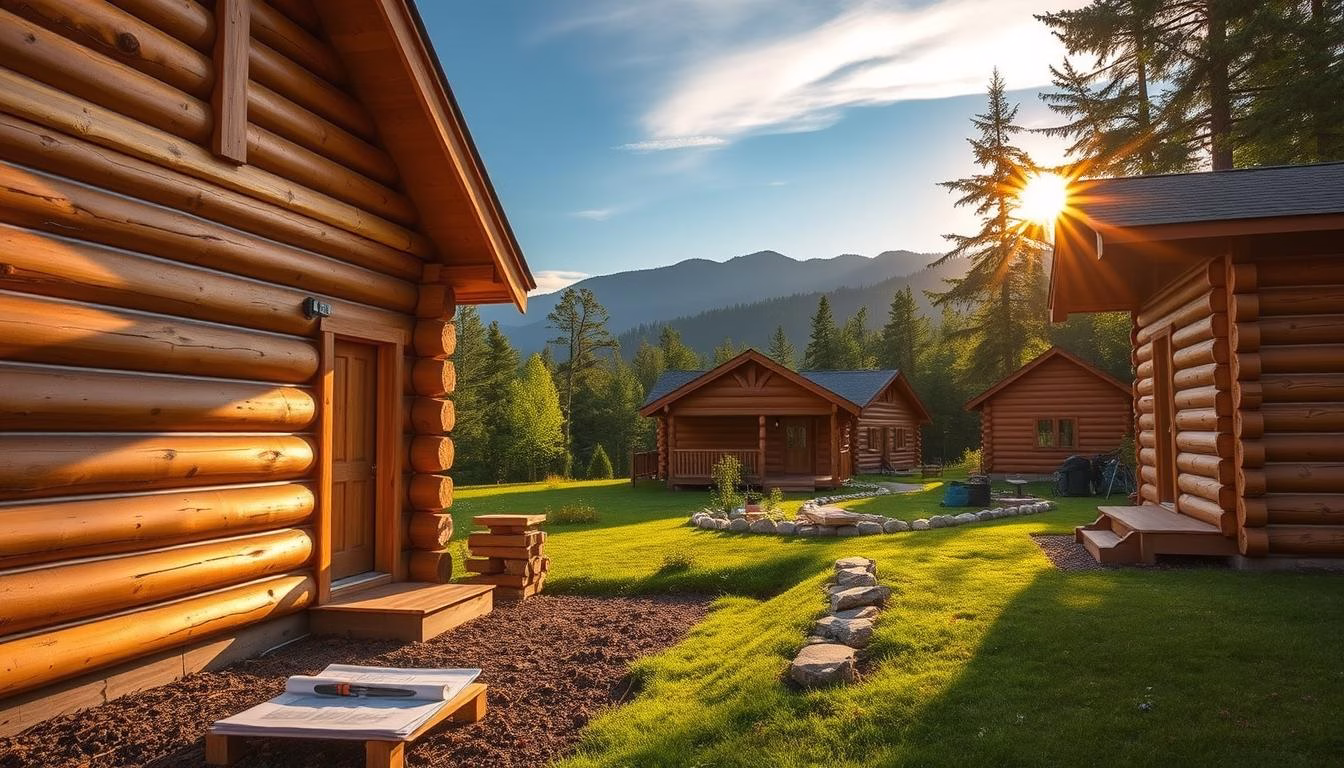big log cabin kits