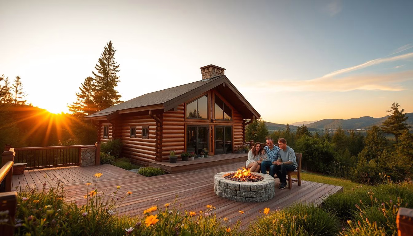 building log cabins