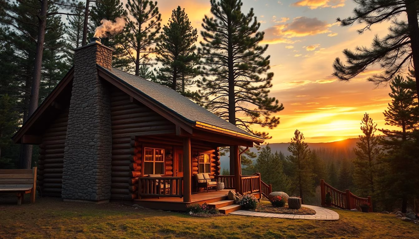 design a log cabin