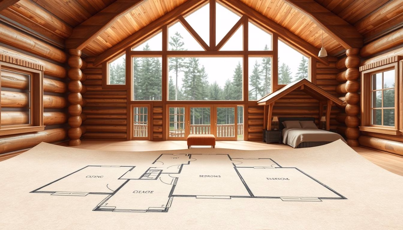 log cabin floor plans 3 bedroom