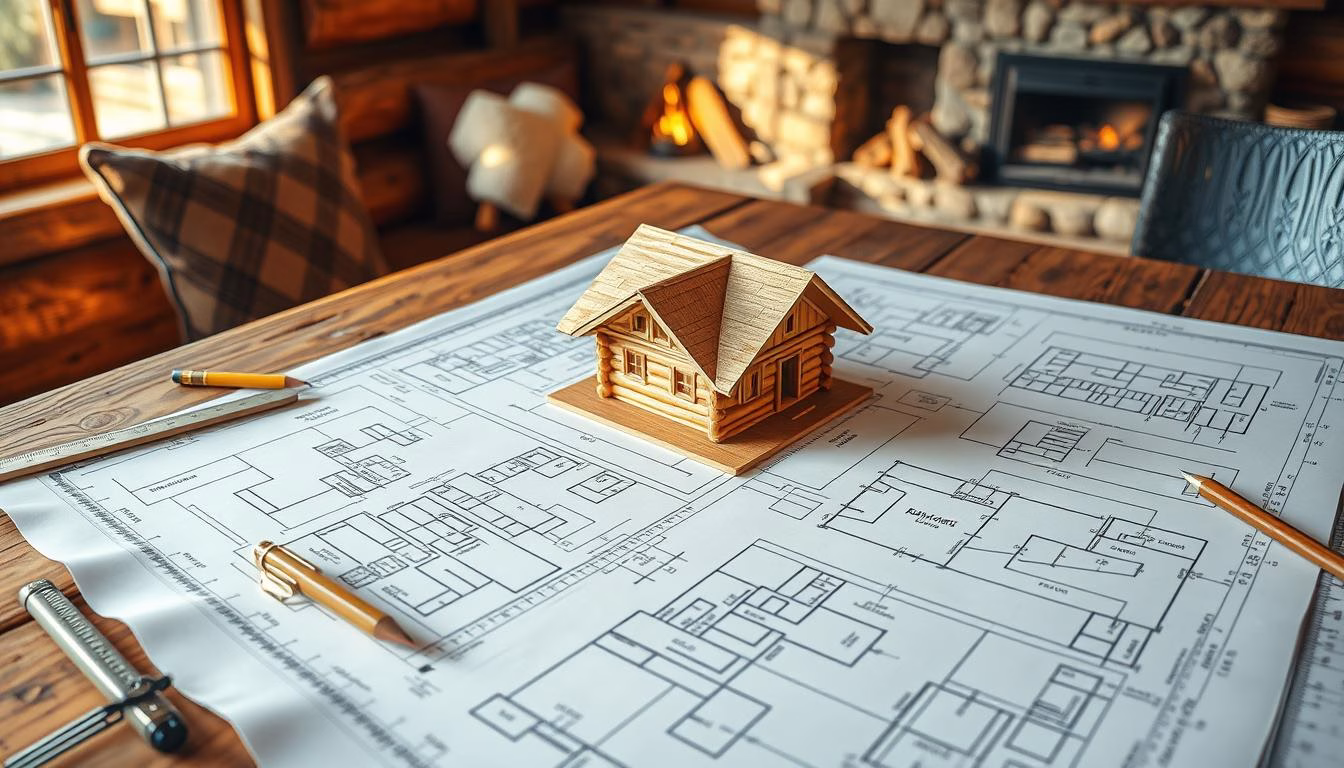 log cabin homes blueprints
