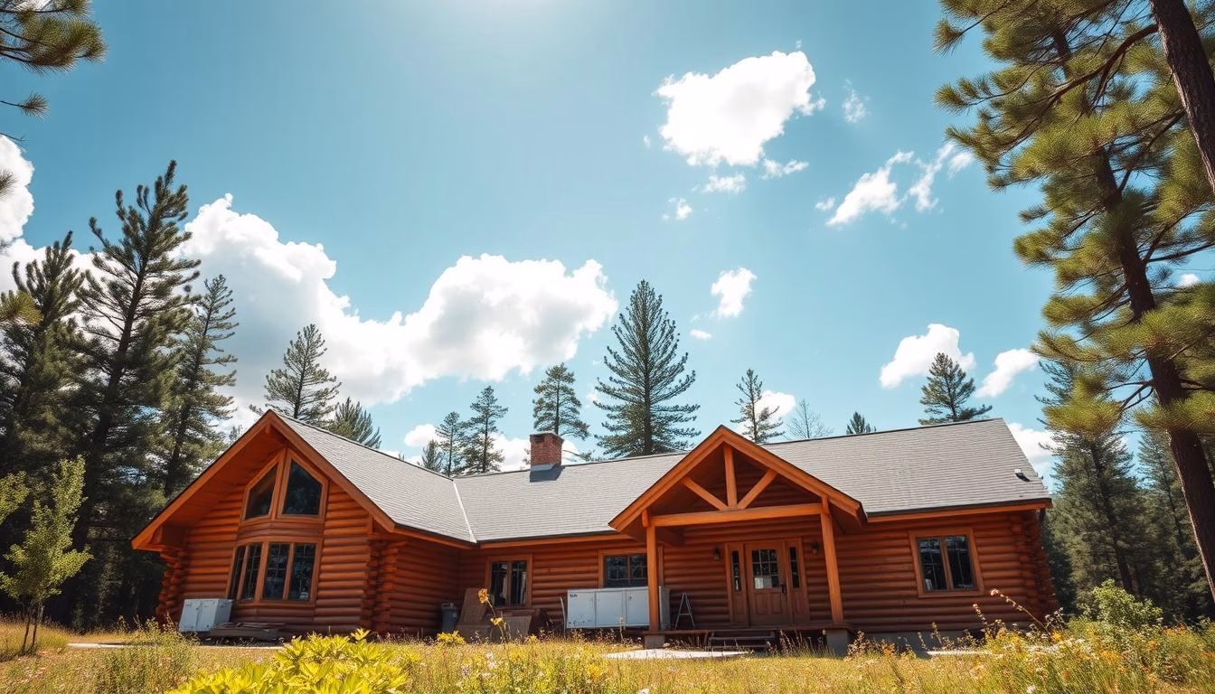 log cabin modular home kits