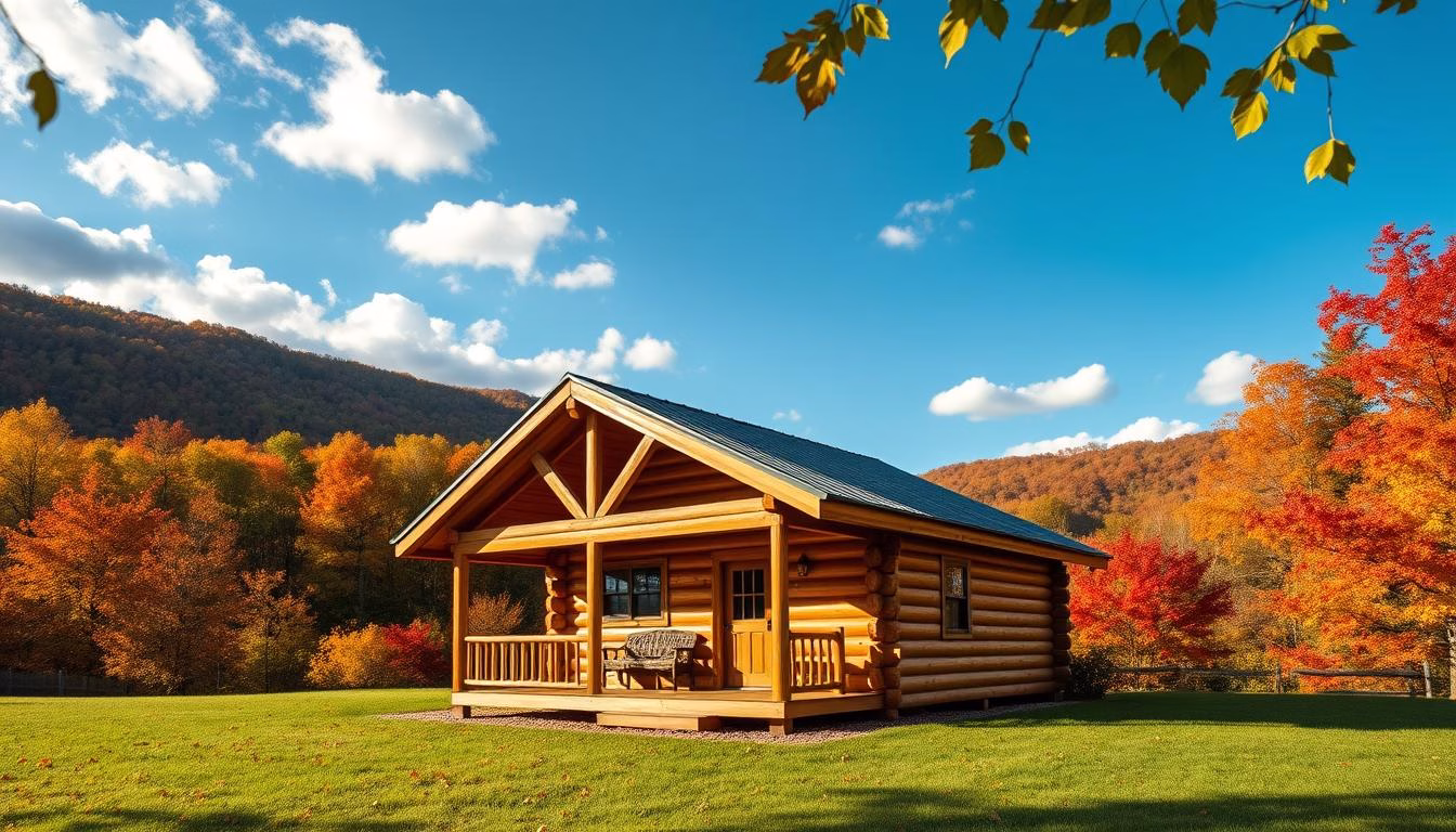 small log cabin kits in Virginia