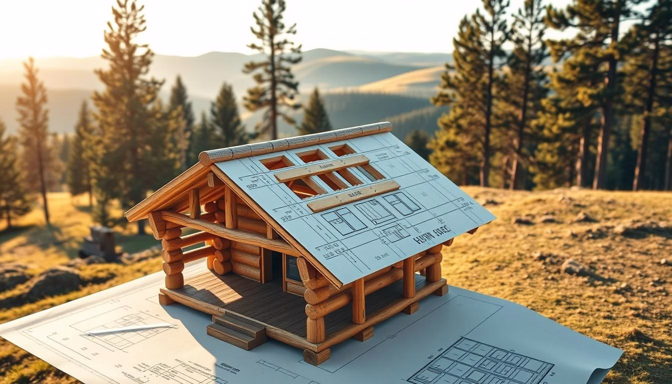 small log cabin plans