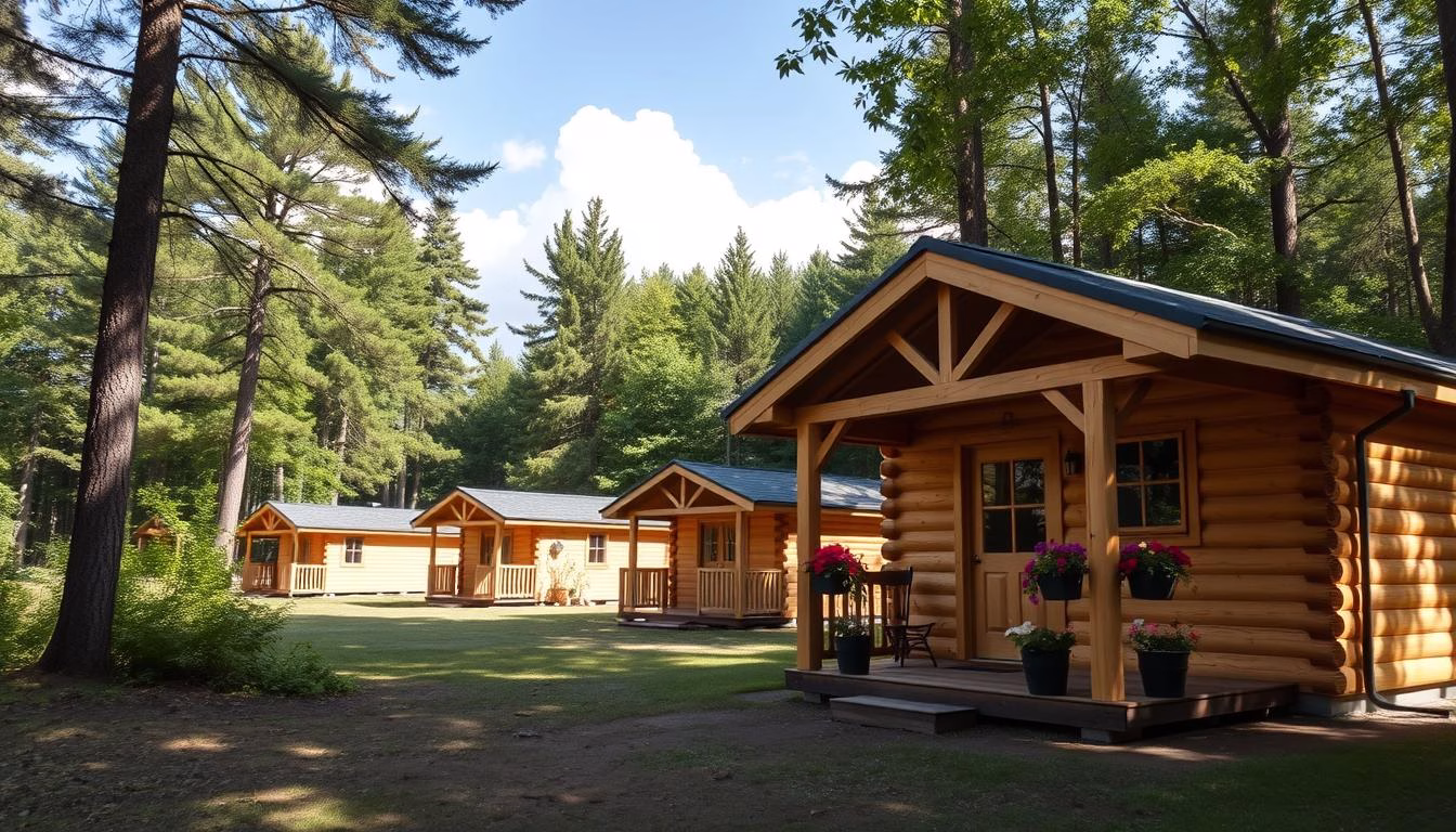 small log cabins kits