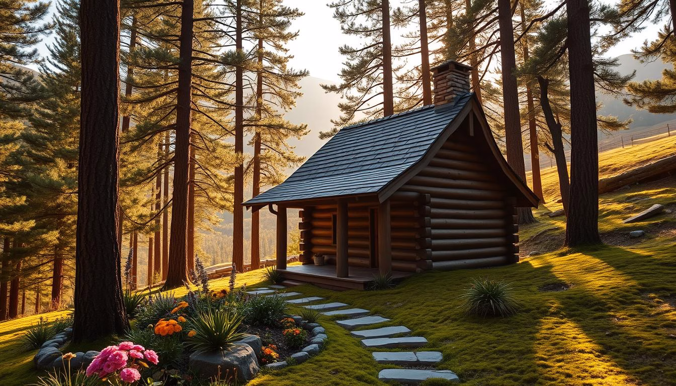 small rustic log cabin kits